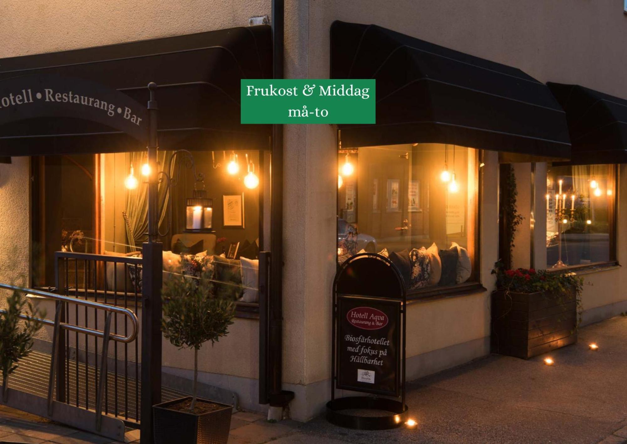 מרייסטד Hotell Aqva Restaurang & Bar Ett Biosfaerhotell Med Fokus Pa Hallbarhet מראה חיצוני תמונה